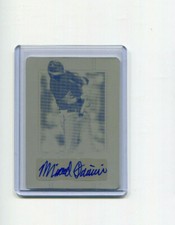 2019 Leaf Perfect Game Showcase Yellow Printing Plate Michael Davinni Auto 1/1