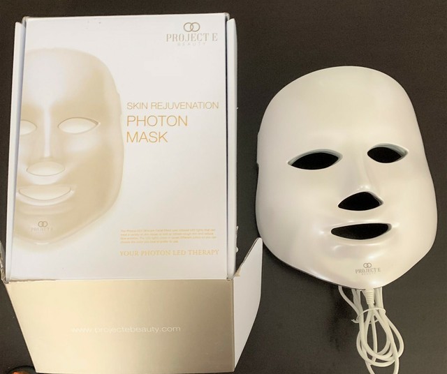 Project E Beauty LED Face Mask Light Therapy 7 Color Skin Rejuvenation
