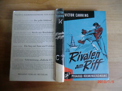 Rivalen am Riff  Kriminalroman. Canning, Victor Pegasus Verlag 1959