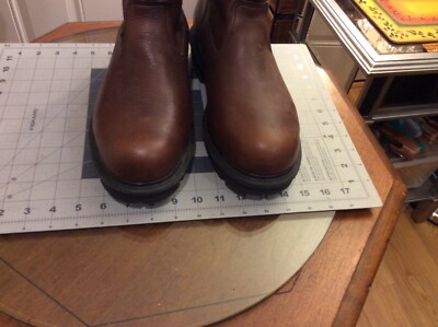 Wolverine Steel Toe Brown Leather Pull On WORK Boots ASTM  display picture 3