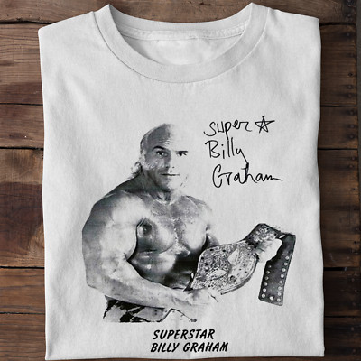 Rare Collection Superstar Billy Graham White S-2345XL Unisex T-shirt TMB826