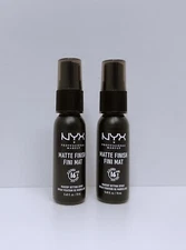 2 X Nyx Matte Finish Fini Mat 16 HR Makeup Setting Spray 0.6 Oz Each