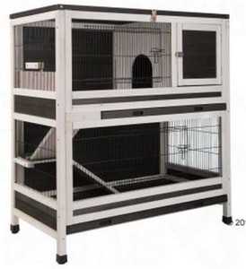 double decker rabbit cage