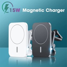 Car Vent Mount Magnetic Phone Holder MagSafe Wireless Charger for iPhone 12 13