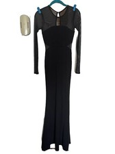 Bcbg Generation Gown Long Sleeves Mesh Cutout XXS