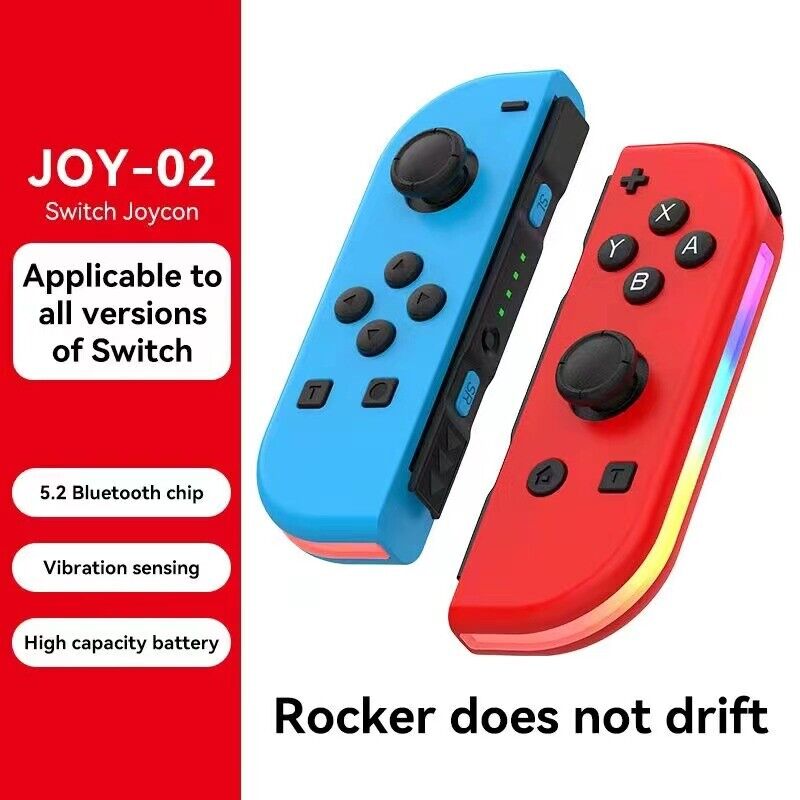 Controle Joystick Sem Fio Para Nintendo Switch Joy-con (l + r