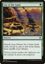 MTG Magic the Gathering Lay of the Land (185/234) Conspiracy Take the Crown LP