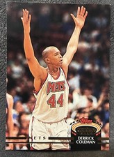 1992-1993 Topps Stadium Club Derrick Coleman New Jersey Nets Card #384