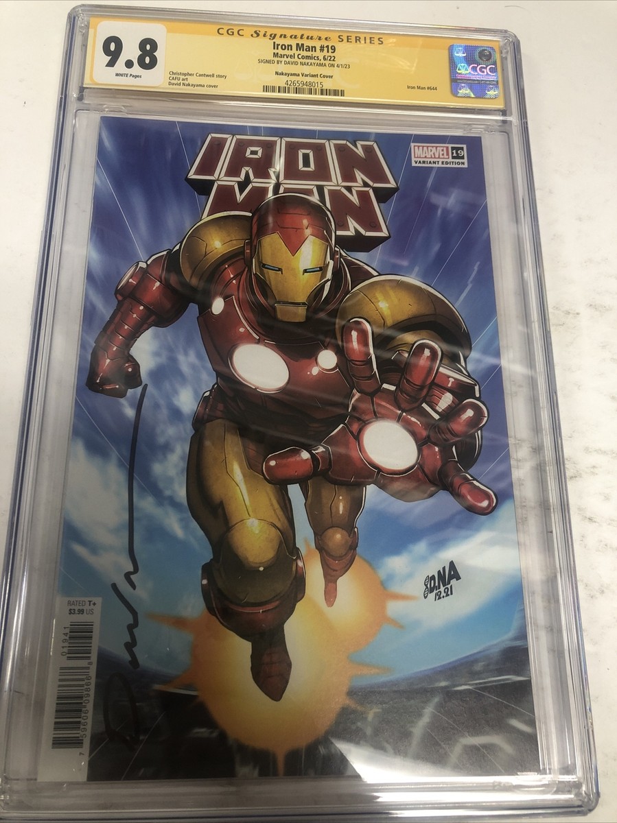 Iron Man (2022) #19 (CGC 9.8 SS) Signed D. Nakayama C. Cantwell