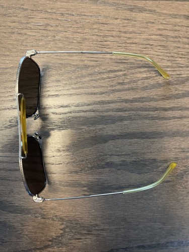 Ray-Ban Titanium Chromance RB8062 Sunglasses Silver w/ Polarized Dark Green - Picture 3 of 4