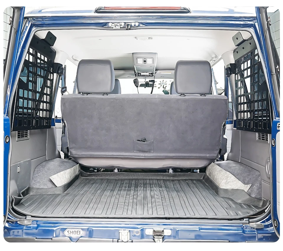 Organizador de maletero con panel de almacenamiento Molle para Toyota Land Cruiser 76 LC76 07-25 Foto 3 de 4
