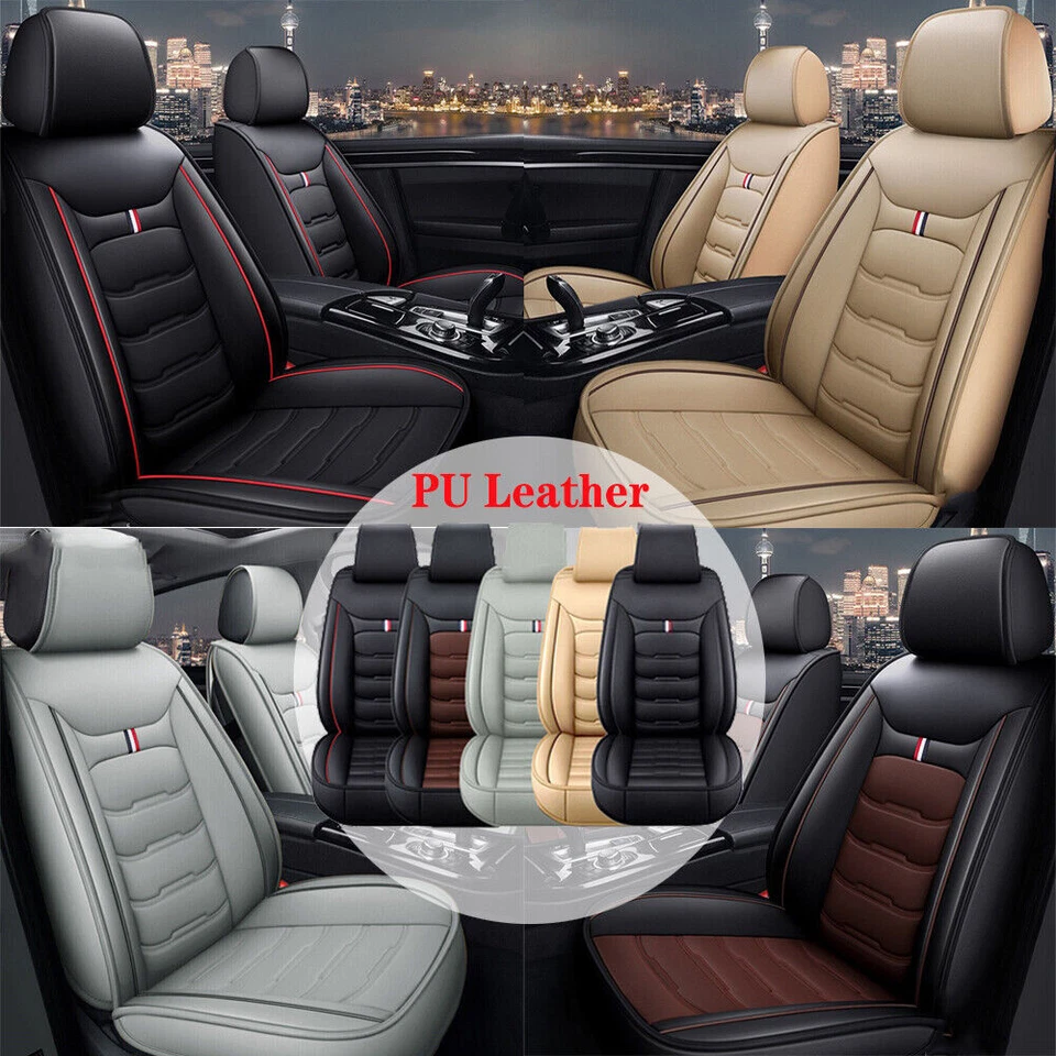 For Toyota 4Runner 2000-2019 Leather Car Seat Cover Full Sets Interior Protector - Image 2 of 4