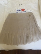 Chanel 100 Silk Kick Pleat Skirt 46 US 12 14
