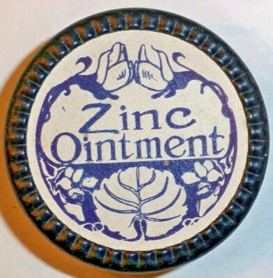 1900 - 1916  ZINC OINTMENT Tin (Never Filled) Out of Original Box  New Old Stock