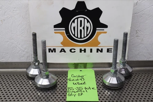 Leveling Feet Rubber Bottom Used With Warranty (Lot of 4) See All Pictures