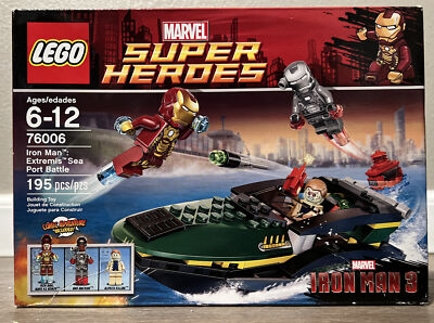 LEGO Iron Man Marvel Super Heroes 76006 Toy 195 Pieces Sea Port