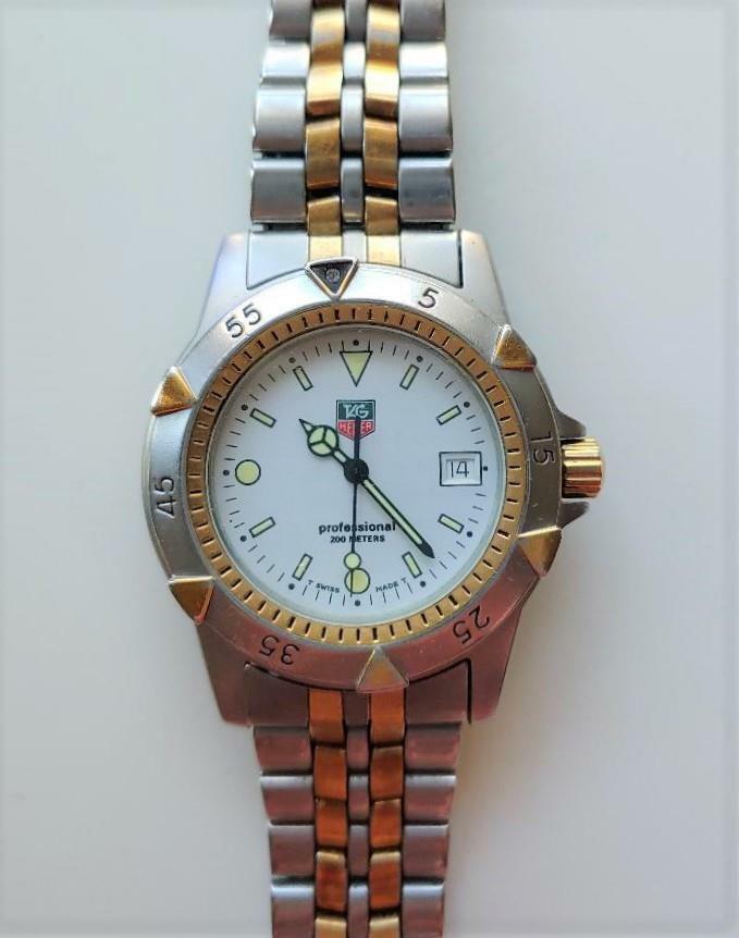 TAG Heuer 1500 Series Silver Dial Tone Gold Plated Watch