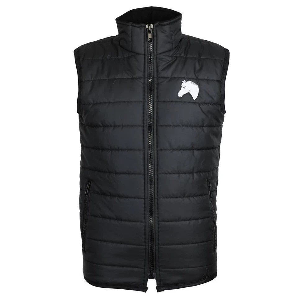 Kinder Steppweste Reitweste Moni schwarz gefüttert Übergang MS-Trachten