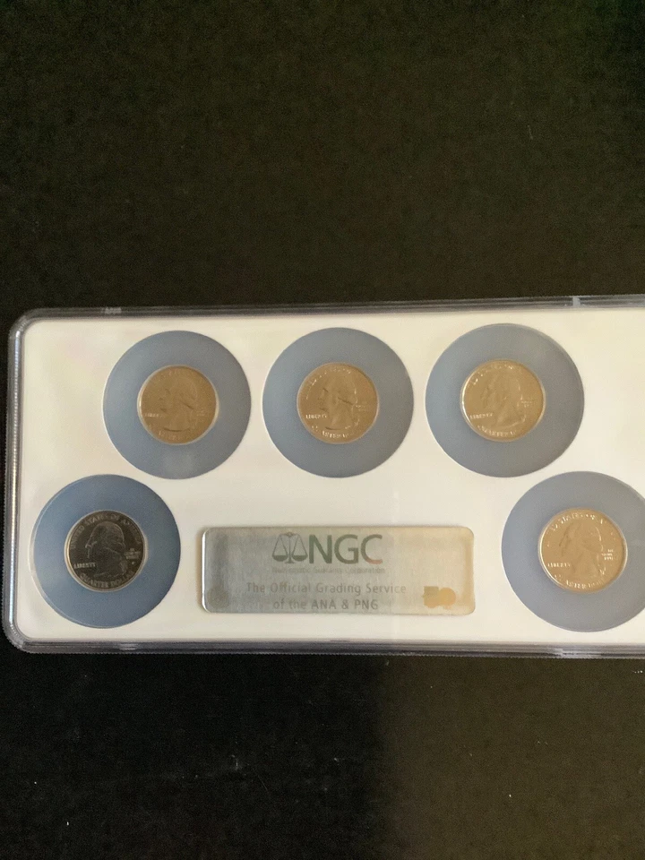 2004-P U.S Mint State Quarters Uncirculated Set- All Graded NGC MS65 - Image 4 of 4