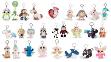 Nici Plüsch Schlüsselanhänger 10 cm - verschiedene Motive, Hase, Esel, Schaf ...