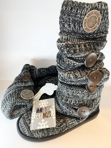 MukLuks Knee High Knit Sweater Slipper 