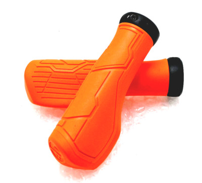 Fahrradgriffe Griffe Natural Fit Allterrain Size S, plastic clamp orange