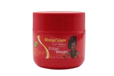 AmPro Shine n Jam Magic Fingers Edge Control Gel For Braiders Extreme Hold 4 OZ