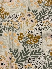 Nordstrom baby crib sheet Cotton with spandex hardly used floral garden Fitted