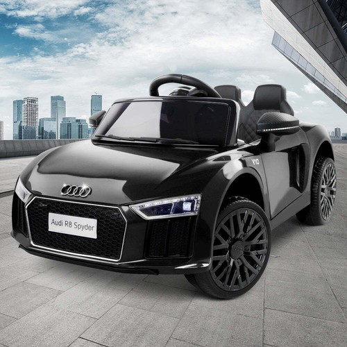 Coche eléctrico con licencia NNEDSZ para niños Audi R8 12 V negro - Imagen 7 de 7