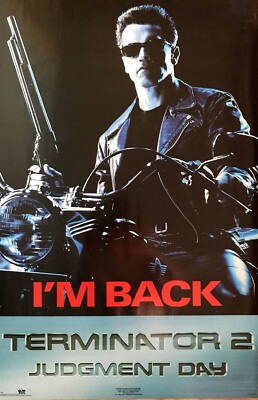 コレクション Terminator 2 Original Movie Poster 1991 vintage Terminator 2 Judgement day 1991 original movie poster