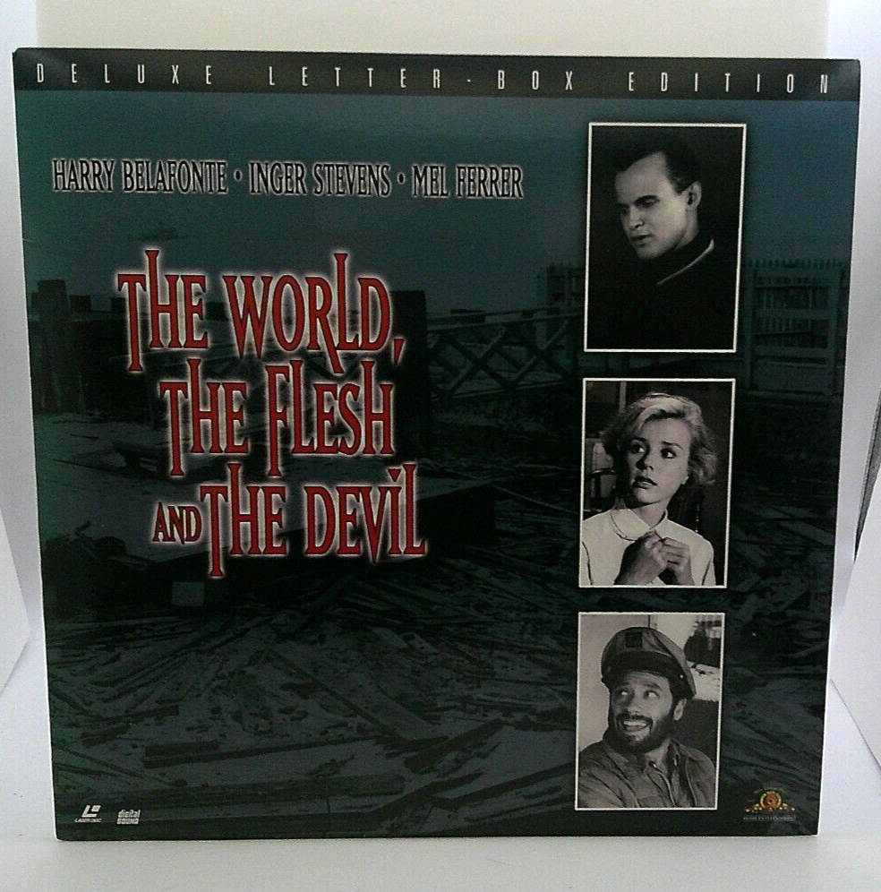 THE WORLD, THE FLESH, AND THE DEVIL (1959) LASERDISC 1997 MGM HOME