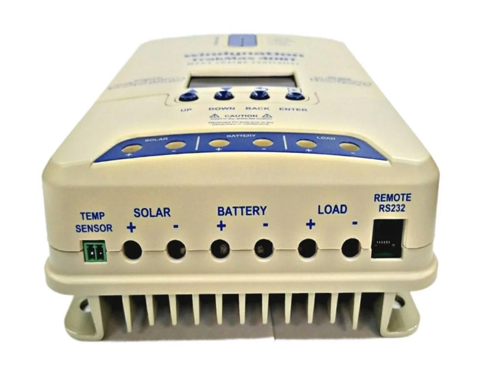 Controlador de carga solar WindyNation TrakMax MPPT 40A 12V o 24V Foto 3 de 4