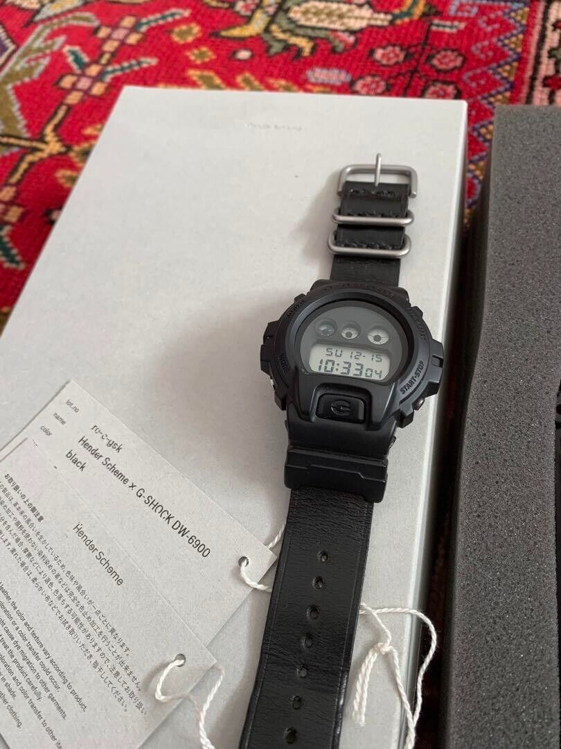 CASIO G-SHOCK × Hender Scheme DW-6900 Collab Black Limited CASIO G-SHOCK × Hender Scheme DW-6900 Collab Black Limited