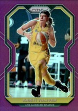 Kristi Toliver 2021 Panini Prizm WNBA Purple Parallel Card #56 82/99