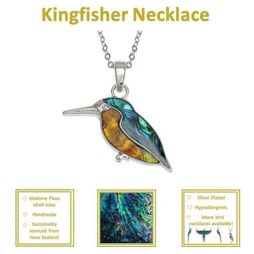 Robin Kingfisher Woodpecker Parrot Bird Necklace Birthday Valentines Mothers Day image 5