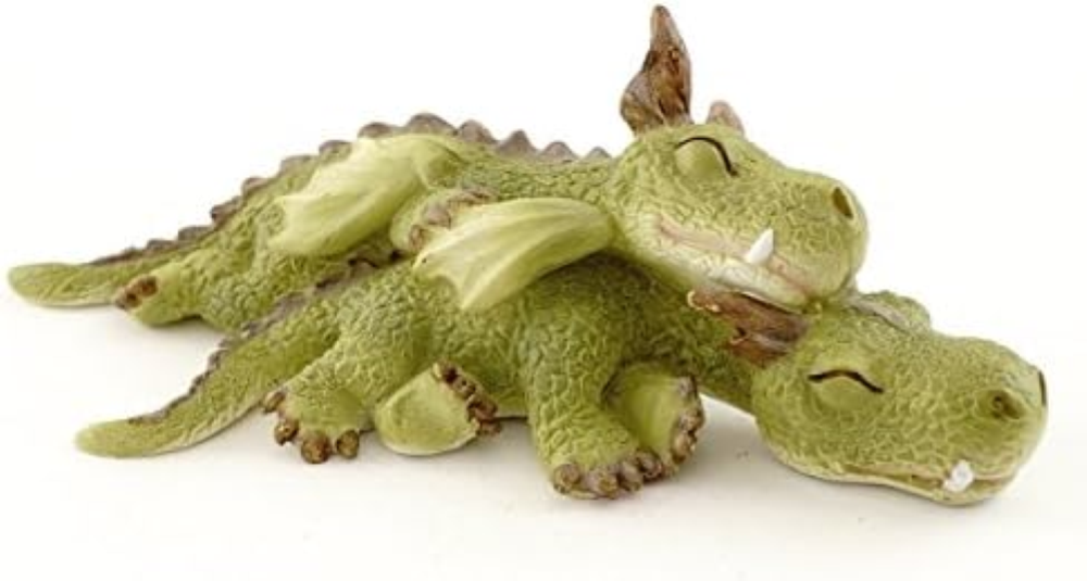 Top Collection Miniatura Giardino fatato e terrario Mini Draghi Coccole Figurine