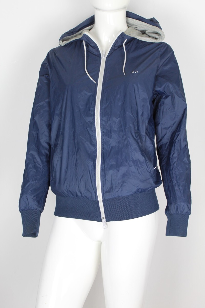 SUN 68 SUN68 GIACCA JACKET GIUBBOTTO CON CAPPUCCIO PRIMAVERILE