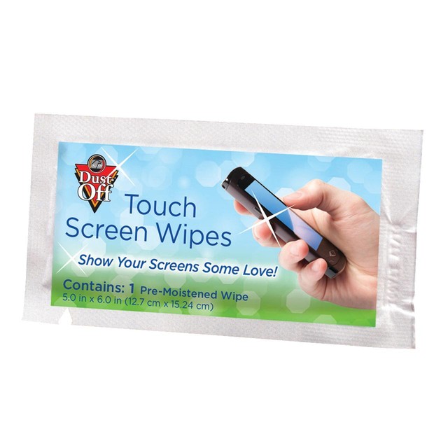 DustOff 32 TOUCH SCREEN CLEANING WIPES Phone Tablet TV Camera Laptop