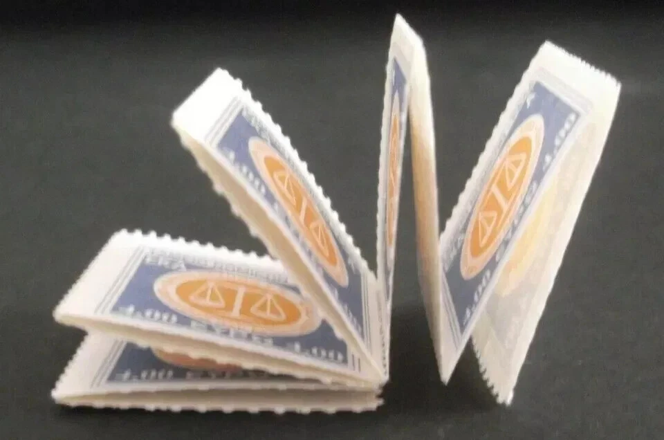 Greece Supreme Court lawyers pension funds revenue stamps STRIP OF TEN MNH 4 EUR - Image 2 of 4