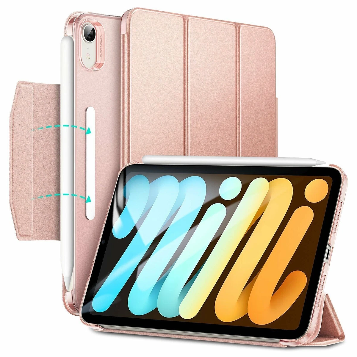 Ipad mini case 2024 with pencil holder