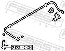 Giunto barra stabilizzatrice Assale posteriore Barra d'accoppiamento 2123-FOCR