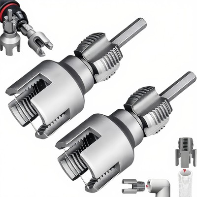 PVC Thread Maker Tool for Electric Drill PVC Pipe Threader Water Pipe Thread