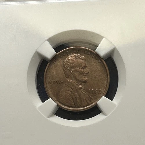 1909 S Lincoln Cent NGC AU Details QA