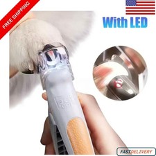 Professional Pet Nail Clipper Scissors With LED Light Cat Dog Nail Clipper Tool