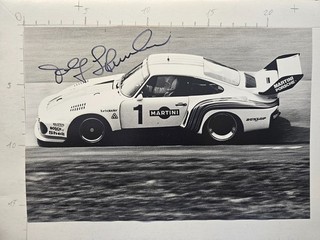 Rolf Stommelen MARTINI Porsche 935 Gruppe 5 DRM Autogrammkarte Foto ori si
