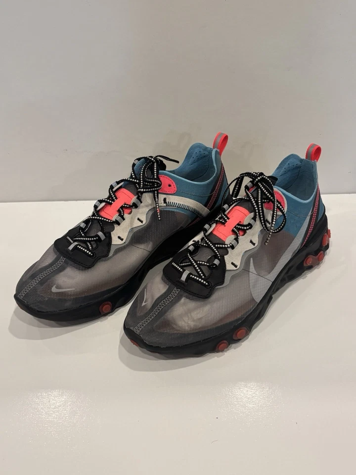 New Nike React Element 87 Solar Red 2018 Men's Size 11.5 DS AQ1090-006 - Image 2 of 4