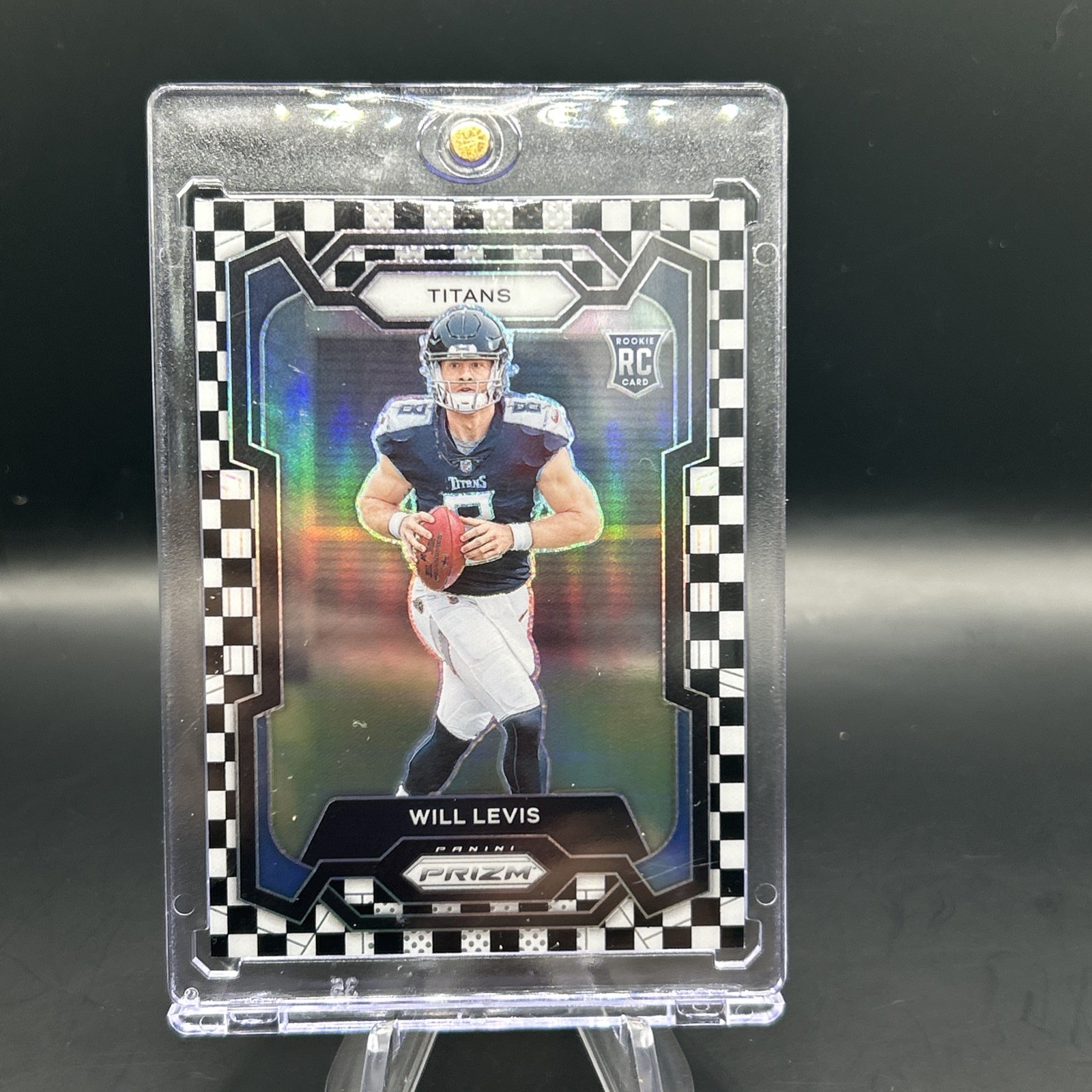 2023 Will Levis-Panini Prizm Black & White Checker-RC--#397 SP