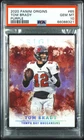 2020 Panini Origins Tom Brady Purple /17 PSA 10 Gem Mint Tampa Buccaneers #65