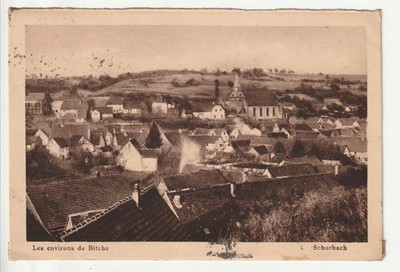 SCHORBACH Bei Bitche Mosel Postkarte 57 Das Dorf