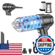 Kmm Handheld Car Vacuum Cleaner 10000Pa Vacuum Cleaner Air Duster 120W High